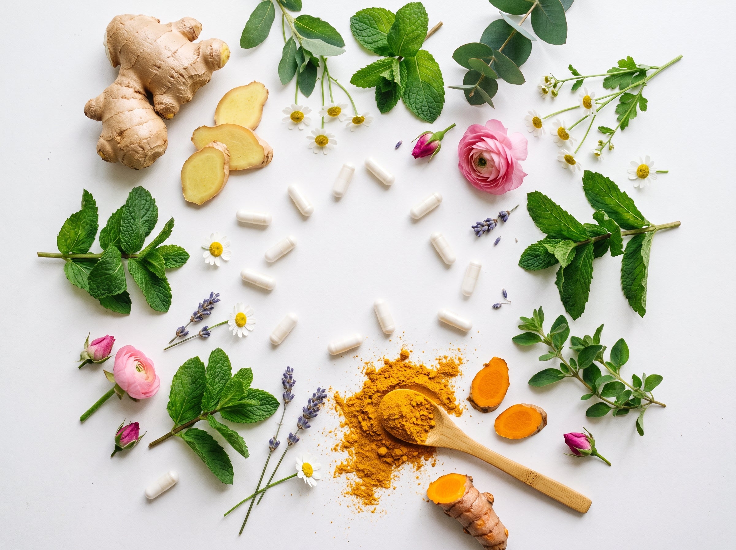 Ingredientes naturales del suplemento